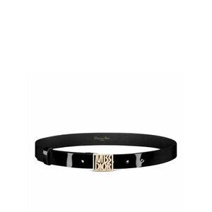 Dior Black Leather Regular Women's Belt